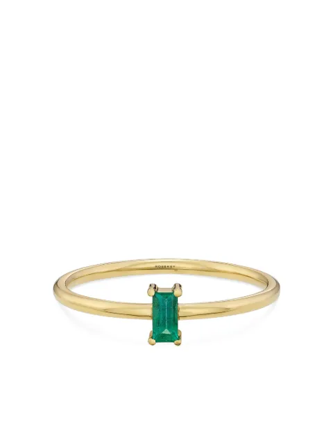 ROSEKEY 18K yellow gold emerald ring