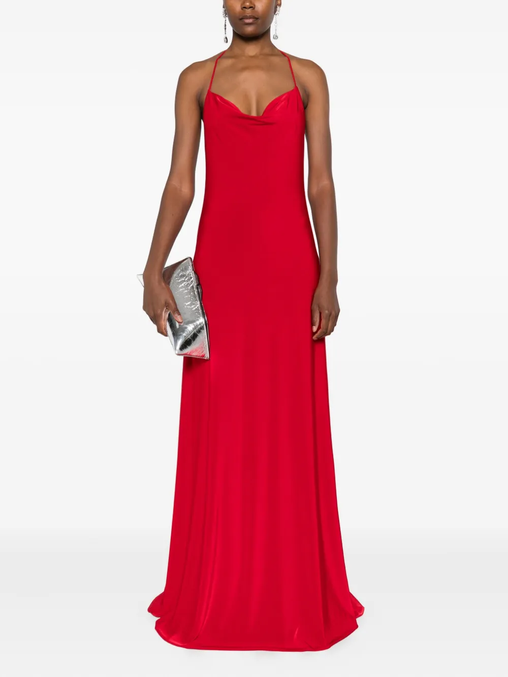 Atu Body Couture scoop-neck maxi dress - Rood