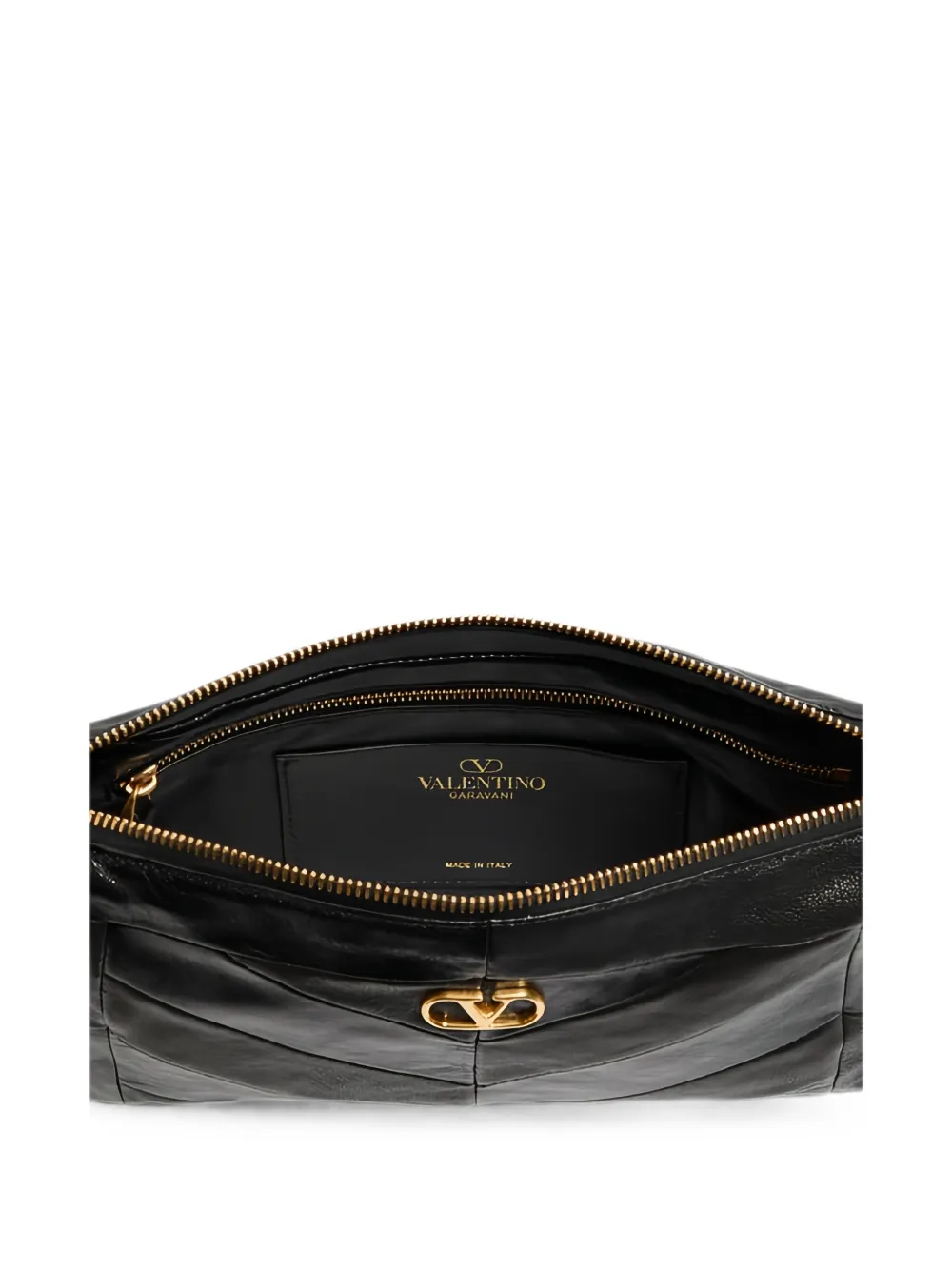 Valentino Garavani パンテア ナッパレザーショルダーバッグ