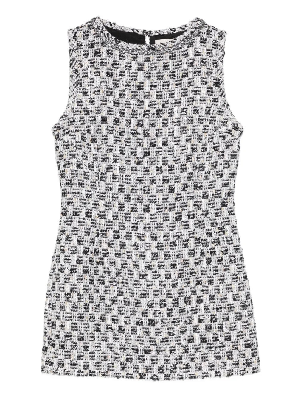 LIBEROWE tweed mini dress - ブラック LIBEROWE tweed mini dress - ブラック