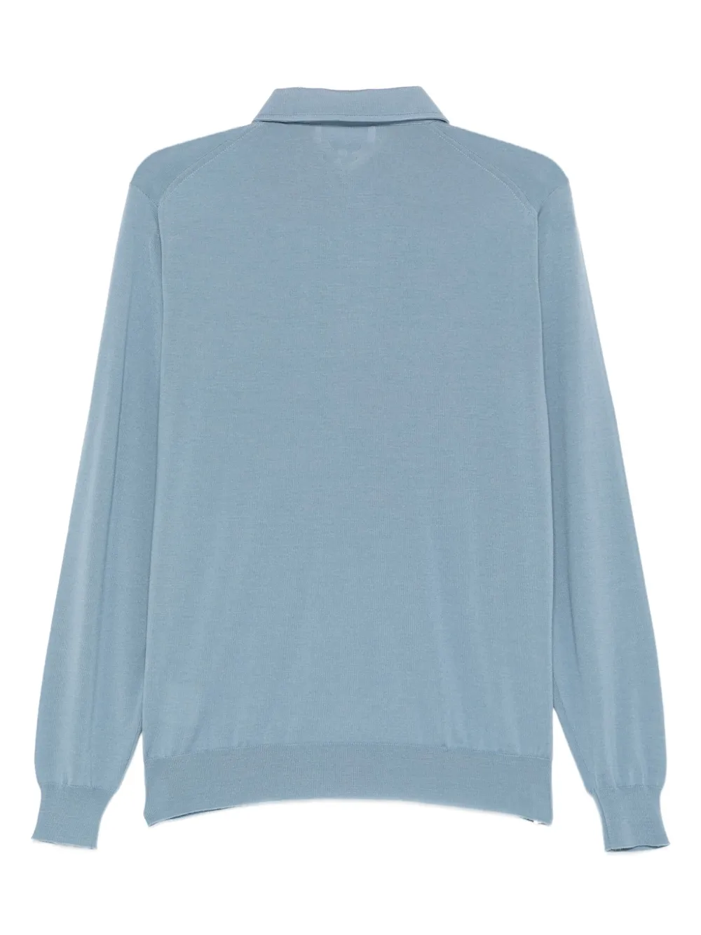 Lardini fine-knit polo shirt - Blauw