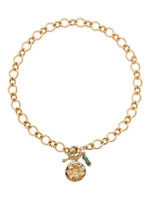 BLAKLACE sun-pendant necklace