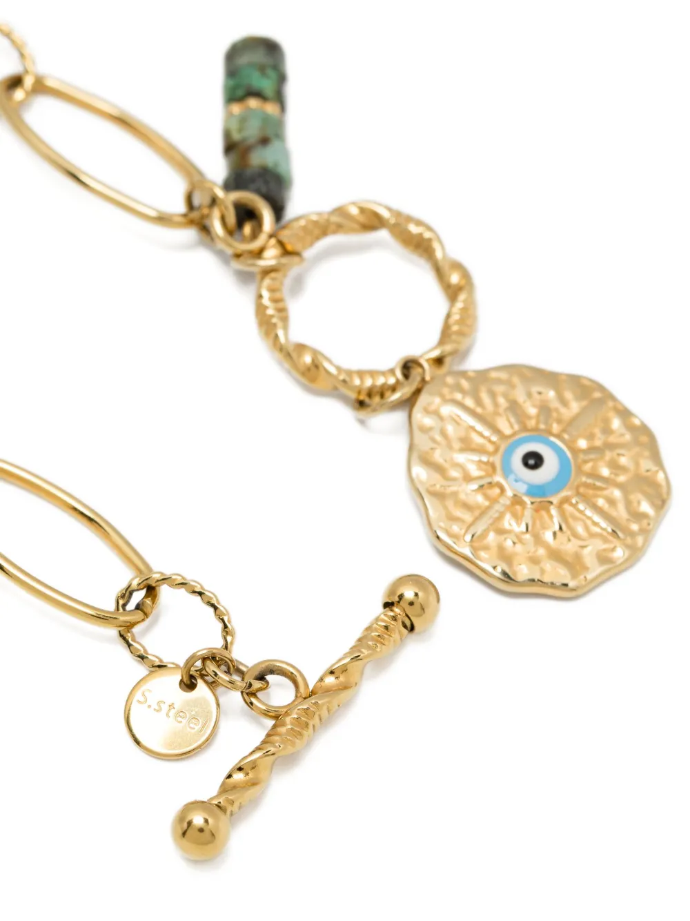 Blaklace Evil-eye Necklace In Gold