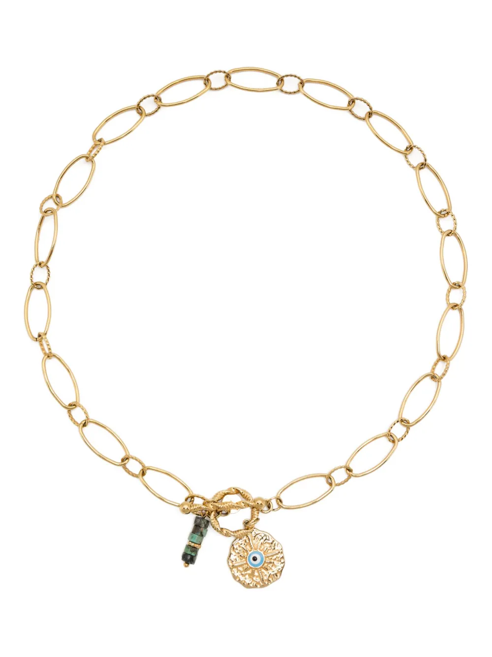 Blaklace Evil-eye Necklace In Gold