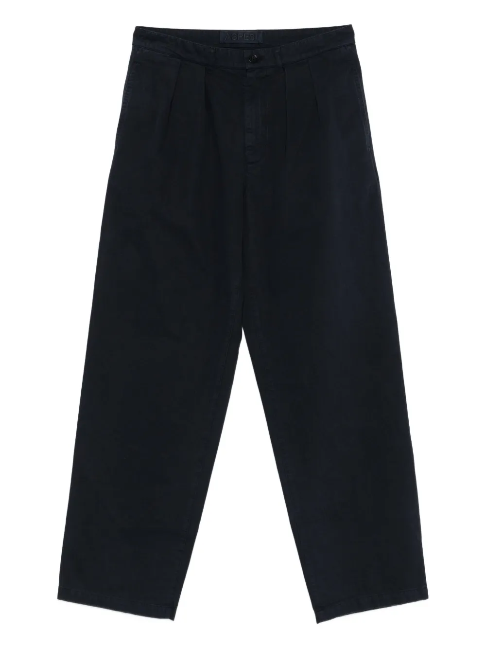 ASPESI pleated cotton trousers | Blue | Image 1