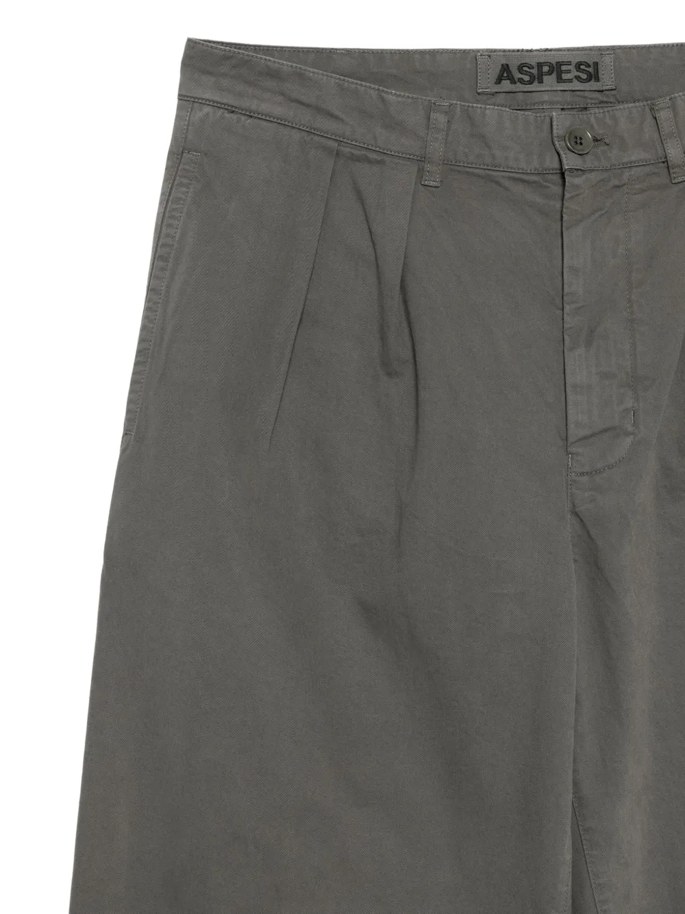 ASPESI Straight plooibroek Grijs
