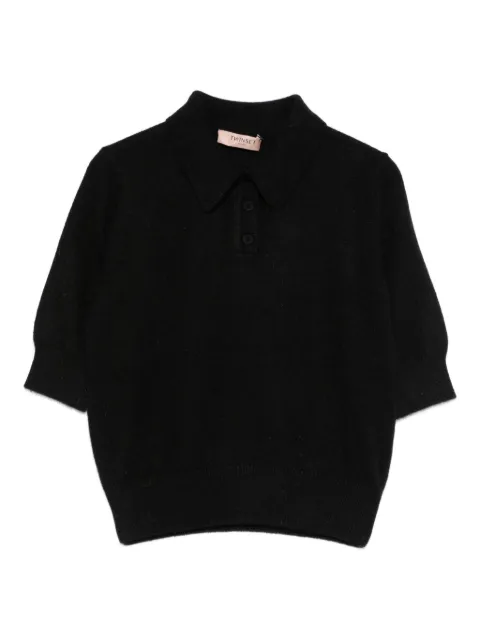 TWINSET 니트 폴로 셔츠