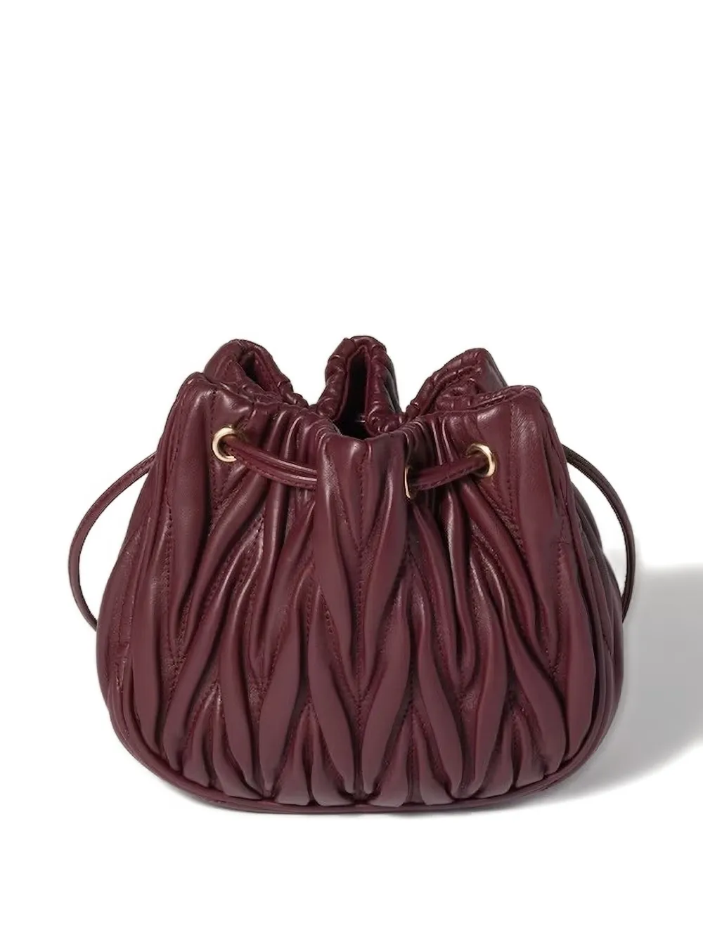 Miu Miu Clutch met trekkoord - Rood