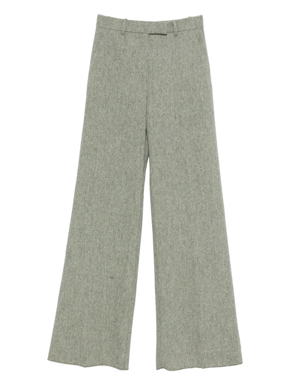 Valentino Garavani pressed crease trousers - グリーン Valentino Garavani pressed crease trousers - グリーン