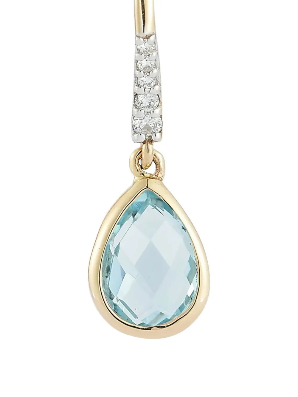 Mateo aretes en oro de 14kt con diamante | Image 2