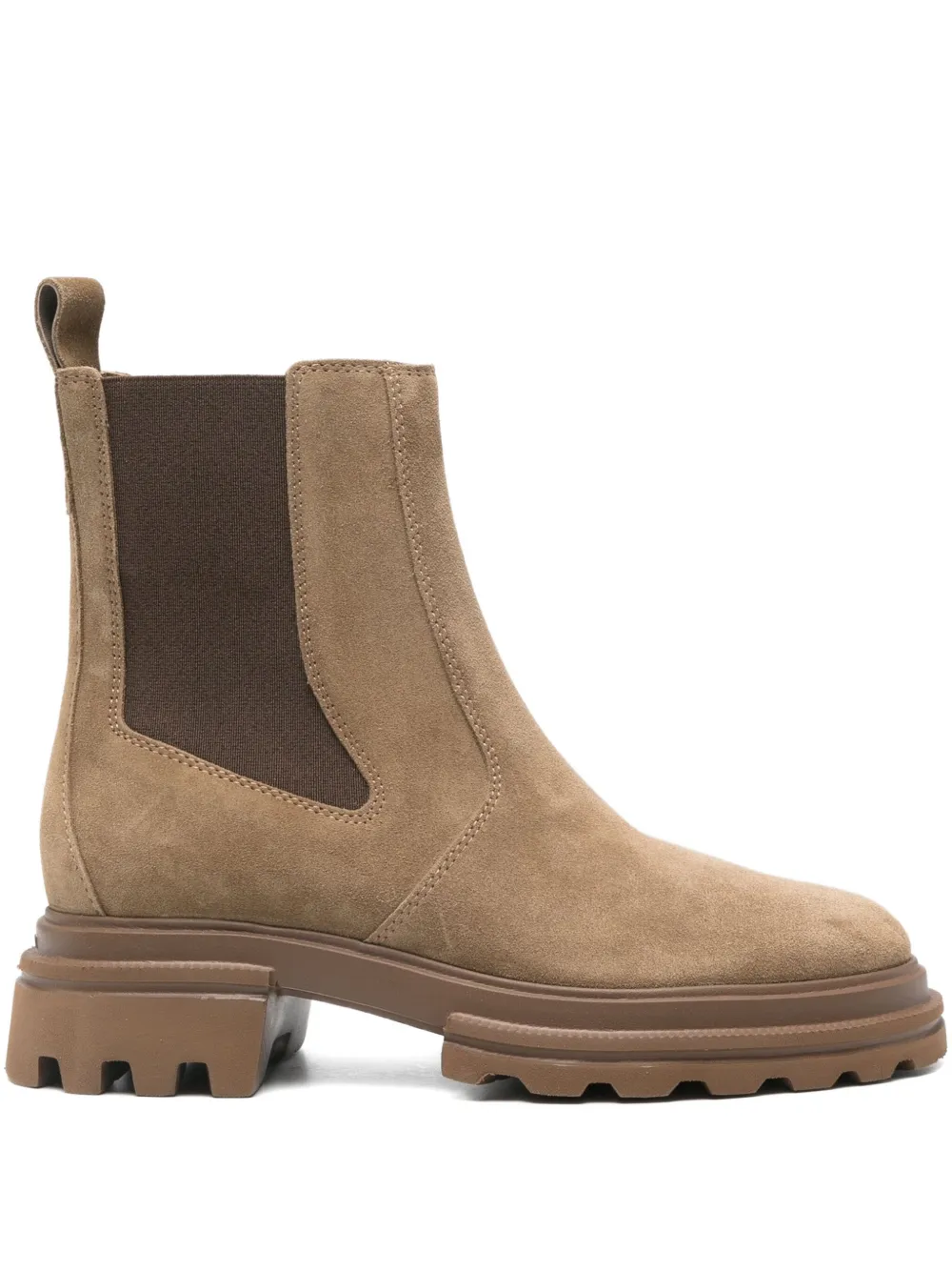 Hogan chunky-sole Chelsea boots Neutrals