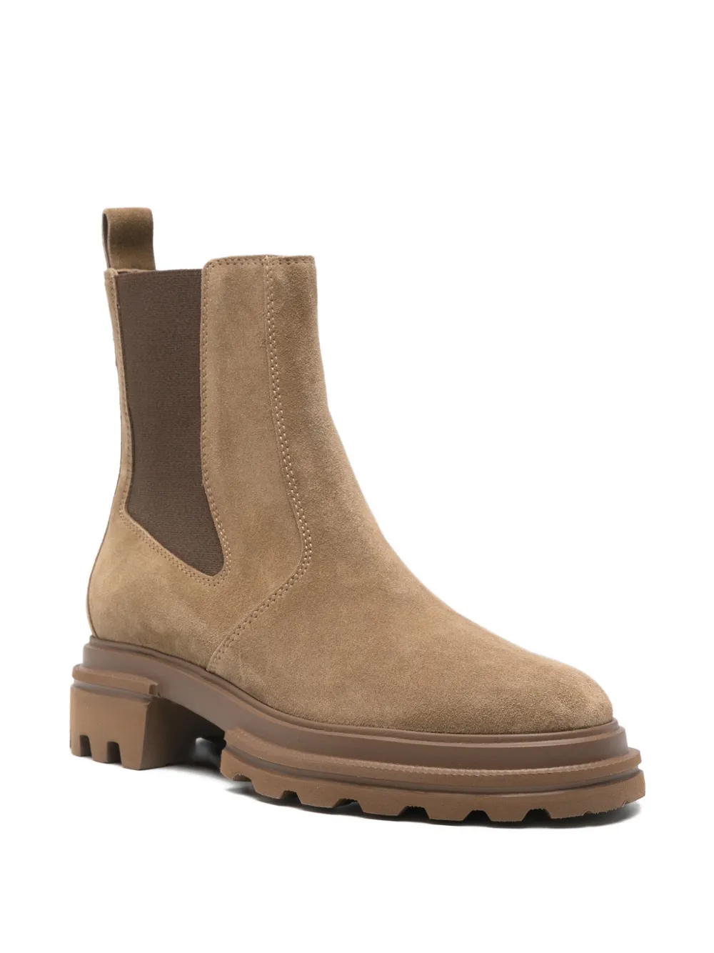 Hogan chunky-sole Chelsea boots Neutrals