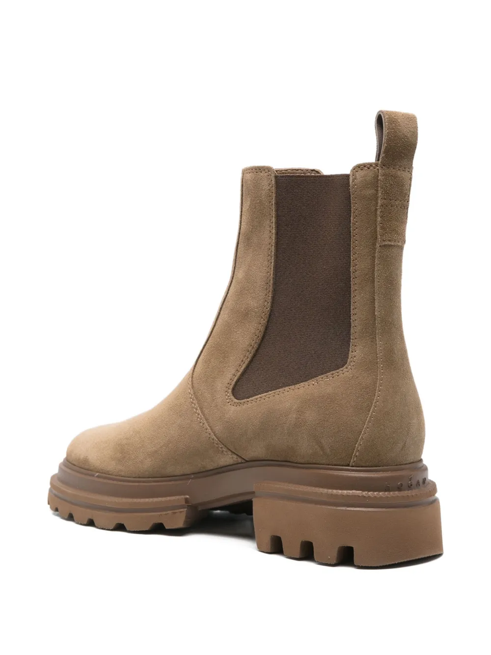 Hogan chunky-sole Chelsea boots Neutrals