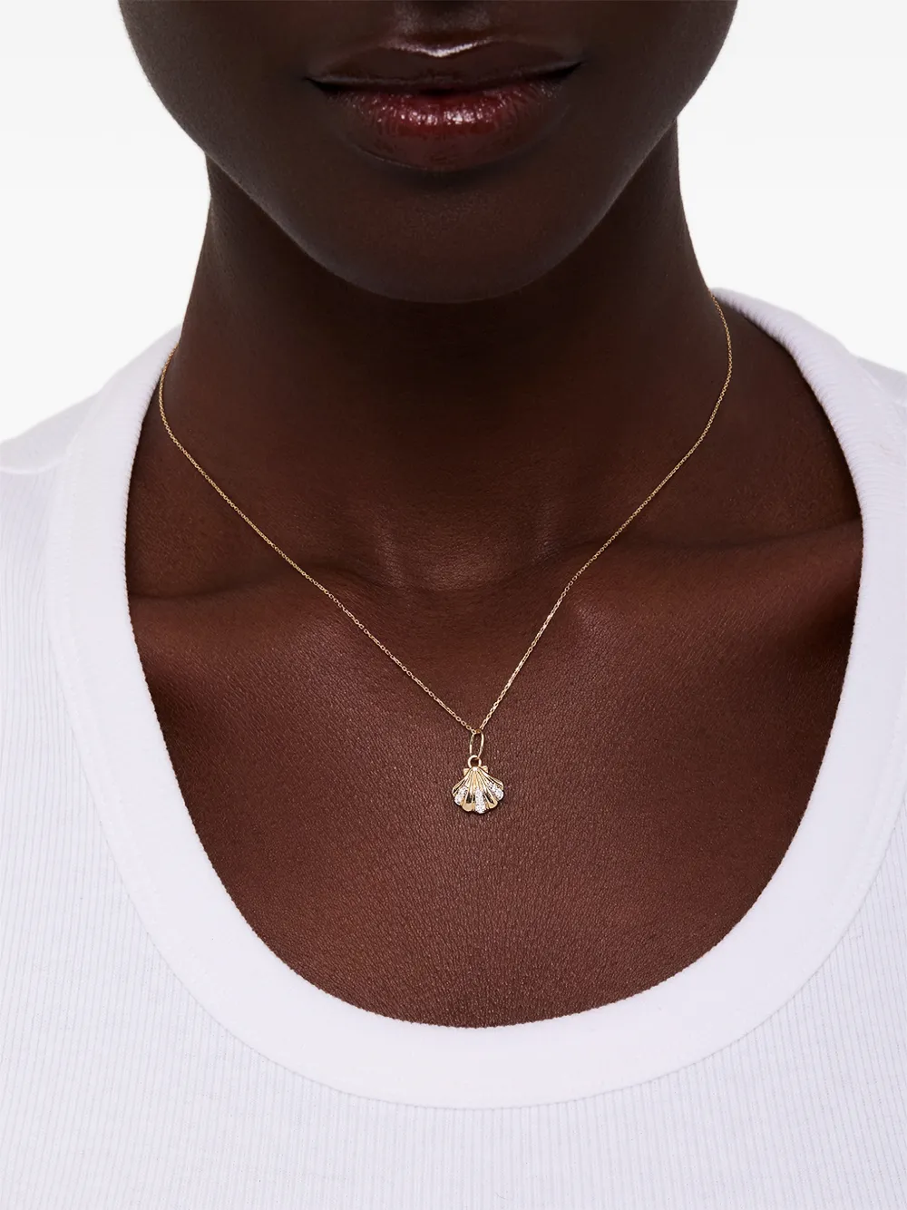  Mateo Diamond Venus Necklace - Gold 