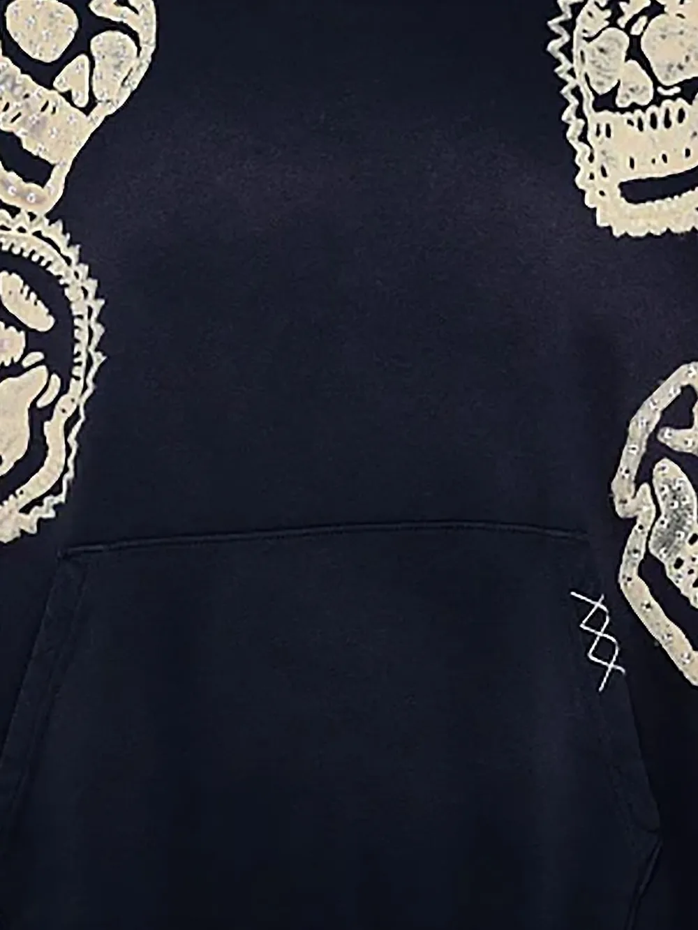 Alchemist Stadium Skulled "black" Hoodie In Blue