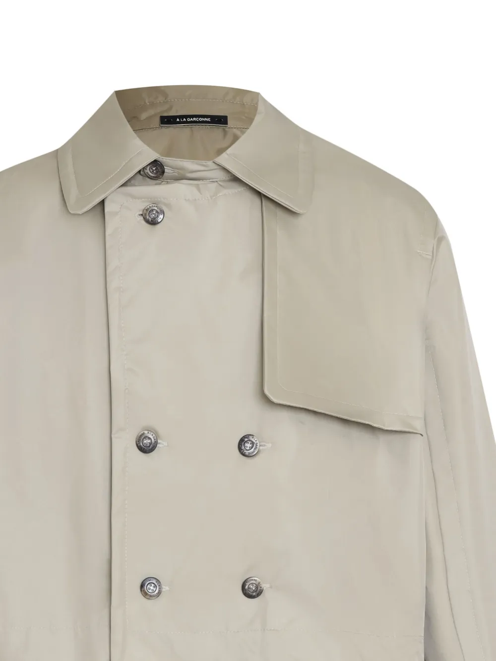 À La Garçonne Jaqueta cropped com abotoamento duplo | Trench coat | Image 2