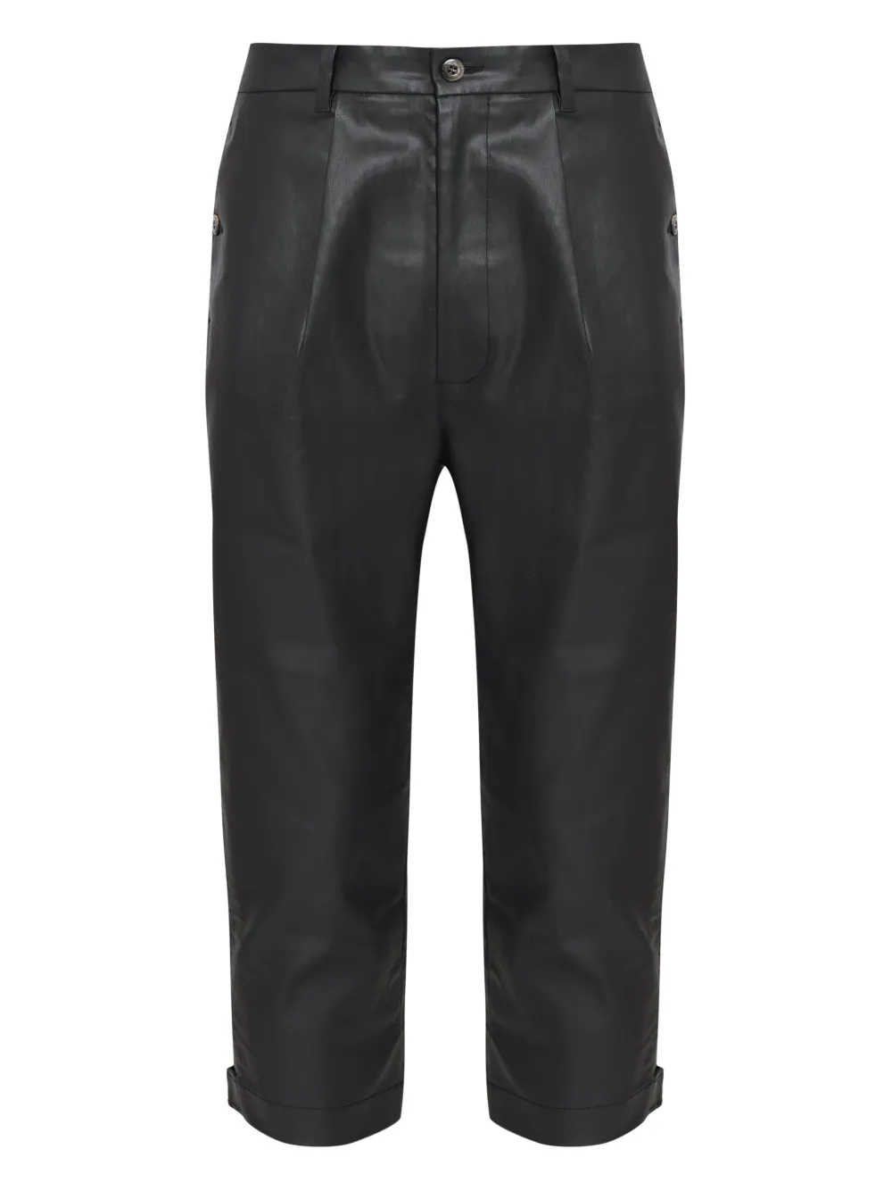 À La Garçonne Calça com vinco | Preto | Image 1