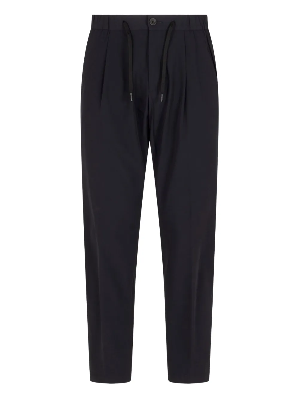Herno pleated drawstring trousers Zwart