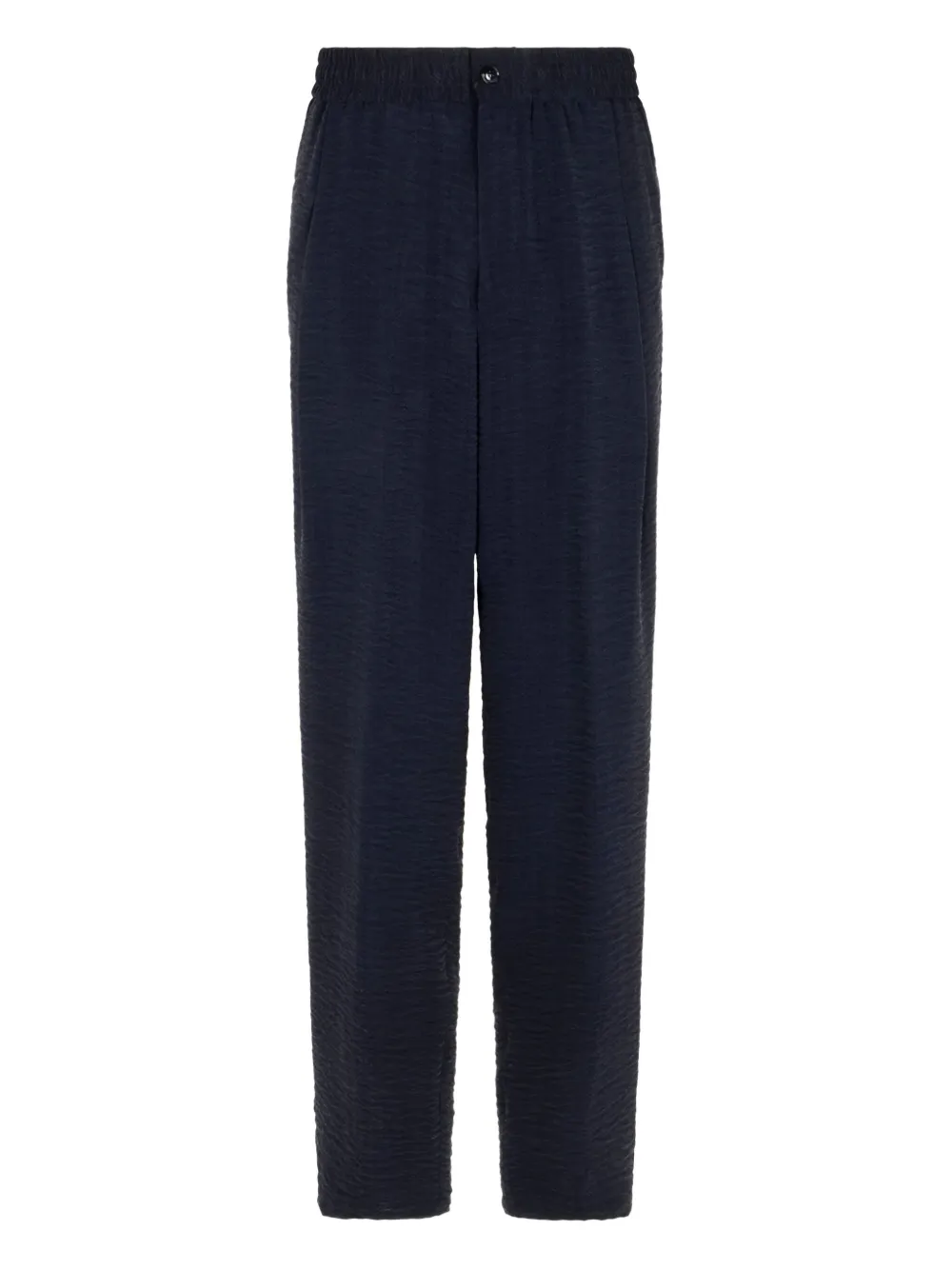 Giorgio Armani welt-pocket textured trousers | Blue | Image 1