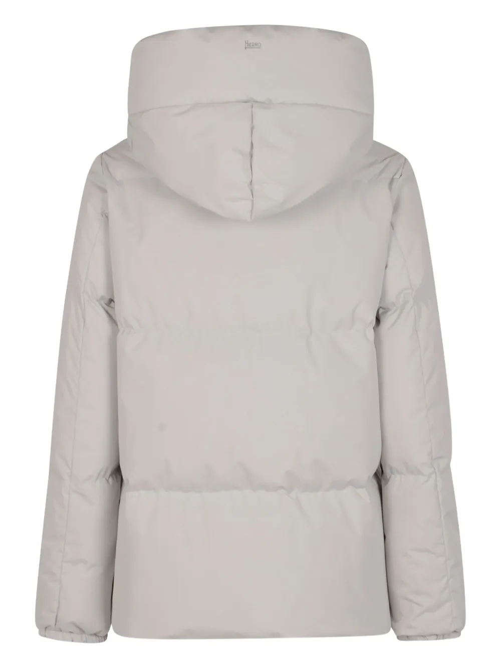 Herno Logo-print Padded Jacket In Gray
