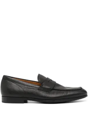 Marsèll Spatola square-toe Leather Loafers | Black | FARFETCH