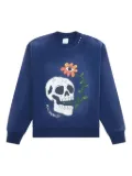 Alchemist snake-skull sweatshirt - Blue