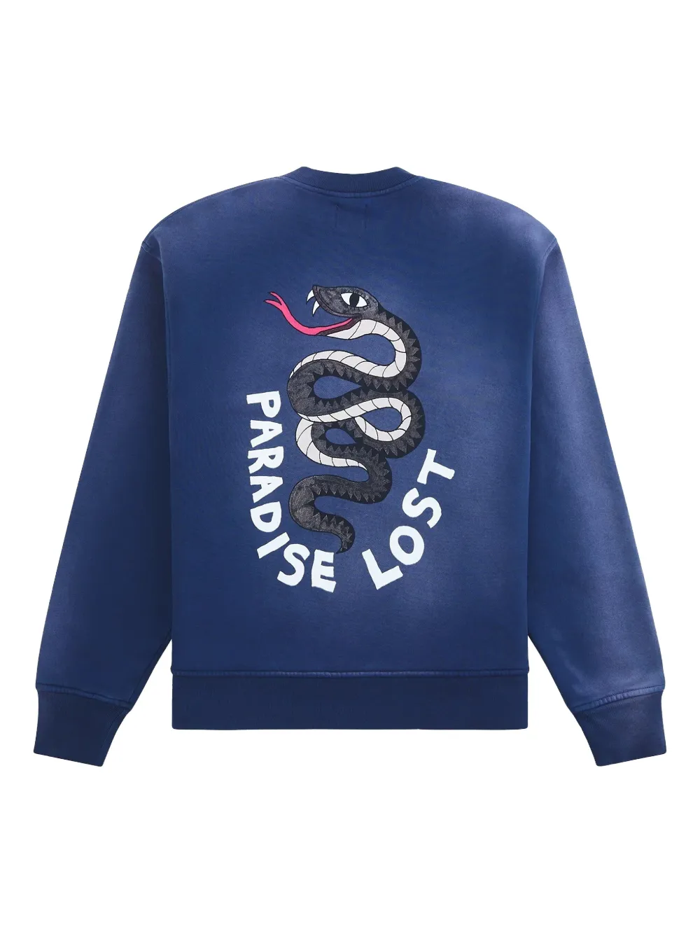 Alchemist Sweater met doodskop en slangen - Blauw