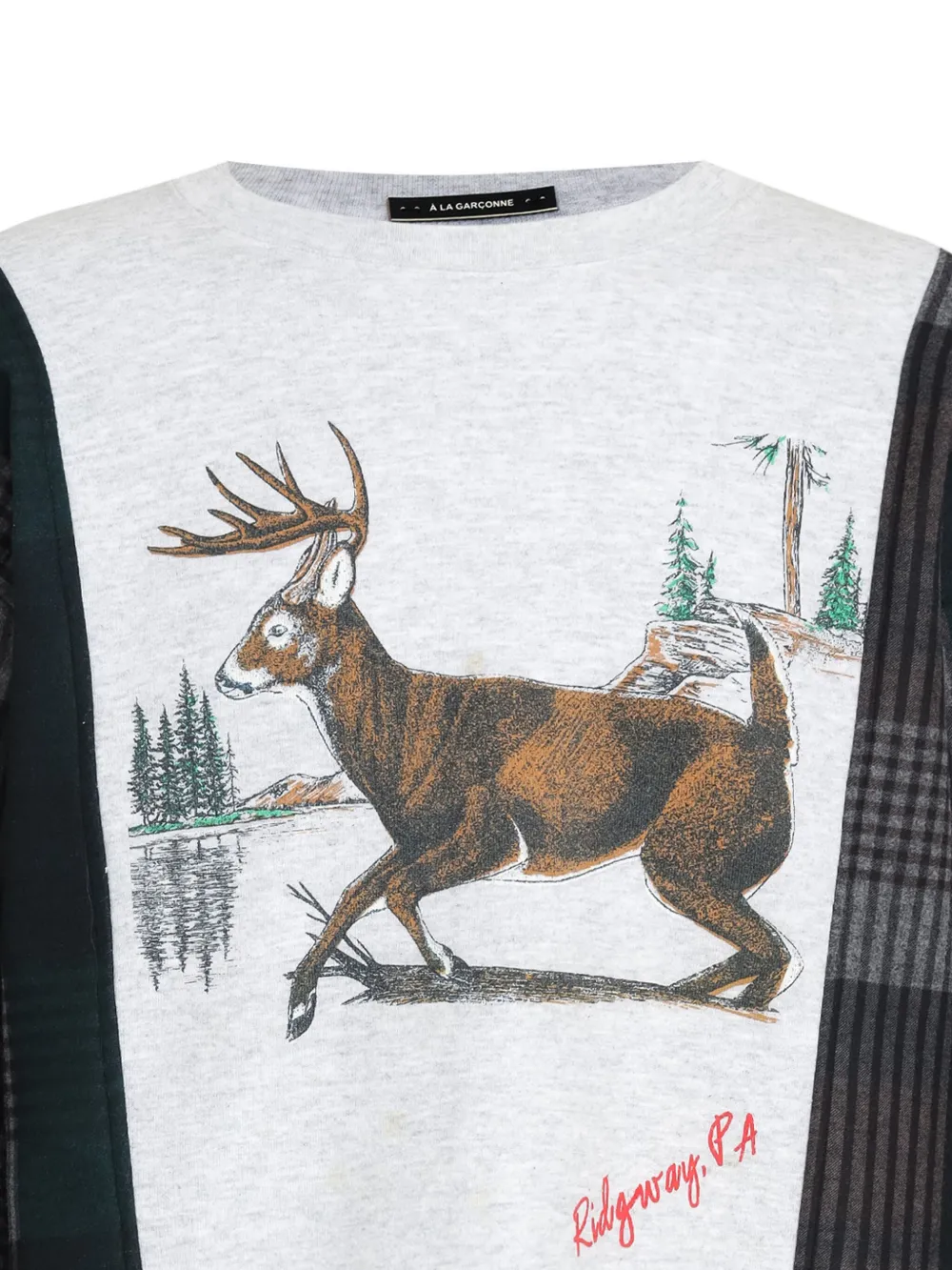 À La Garçonne Moletom com patchwork e estampa | Moletom | Image 2