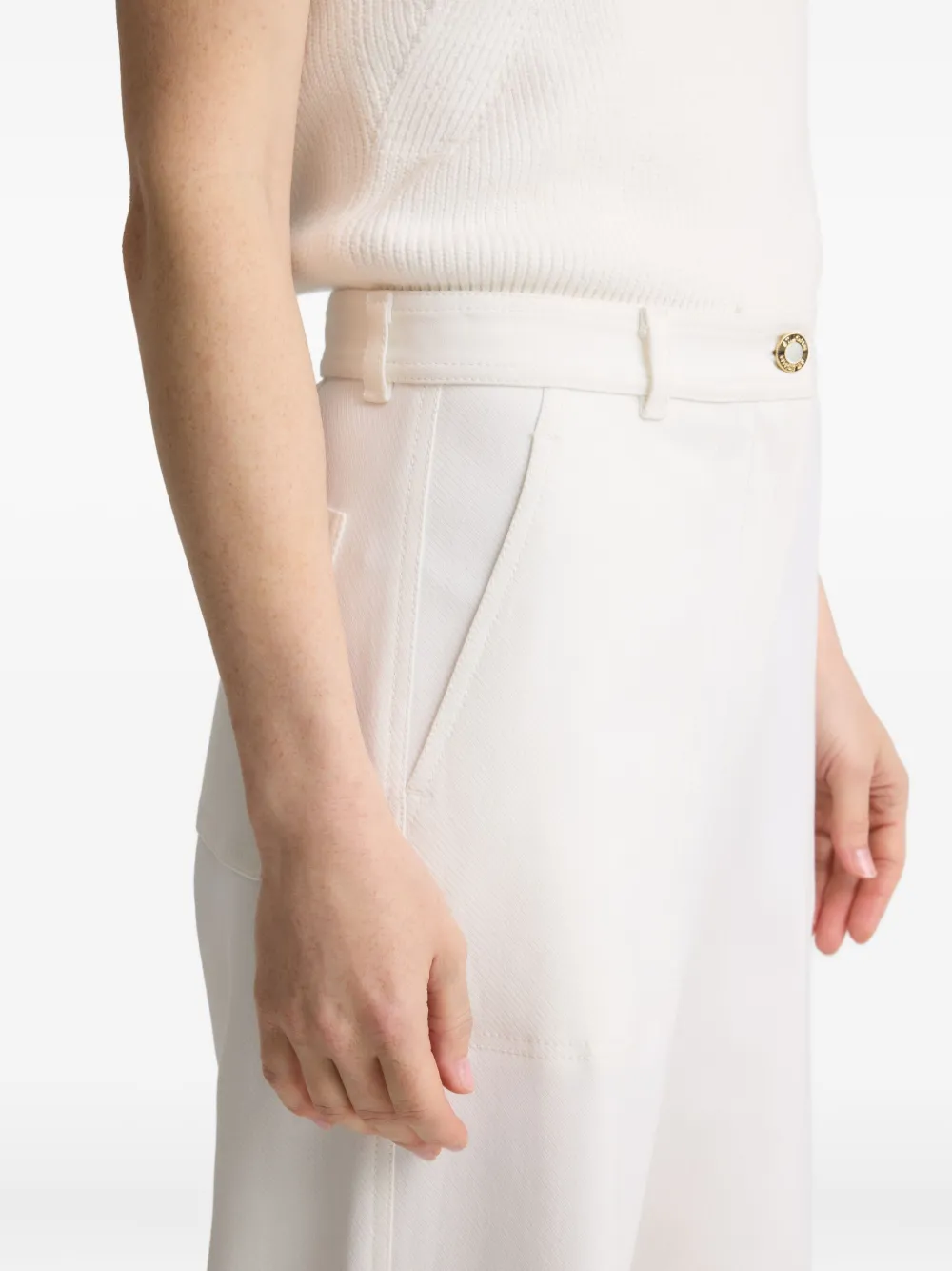 St. John High waist broek Wit