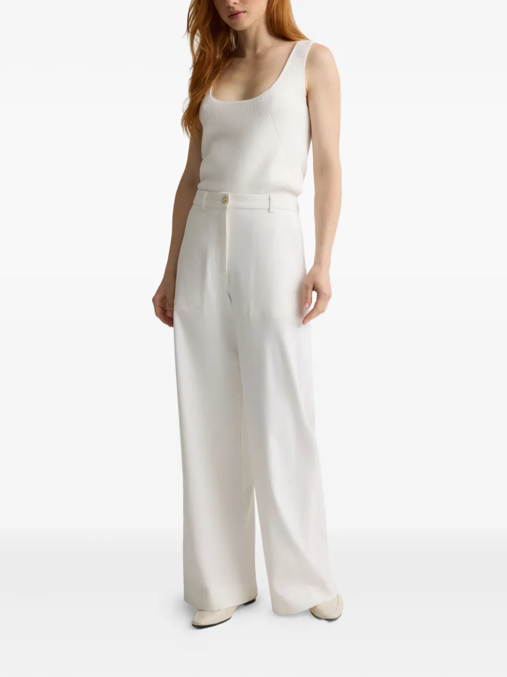 St. John High waist broek Wit