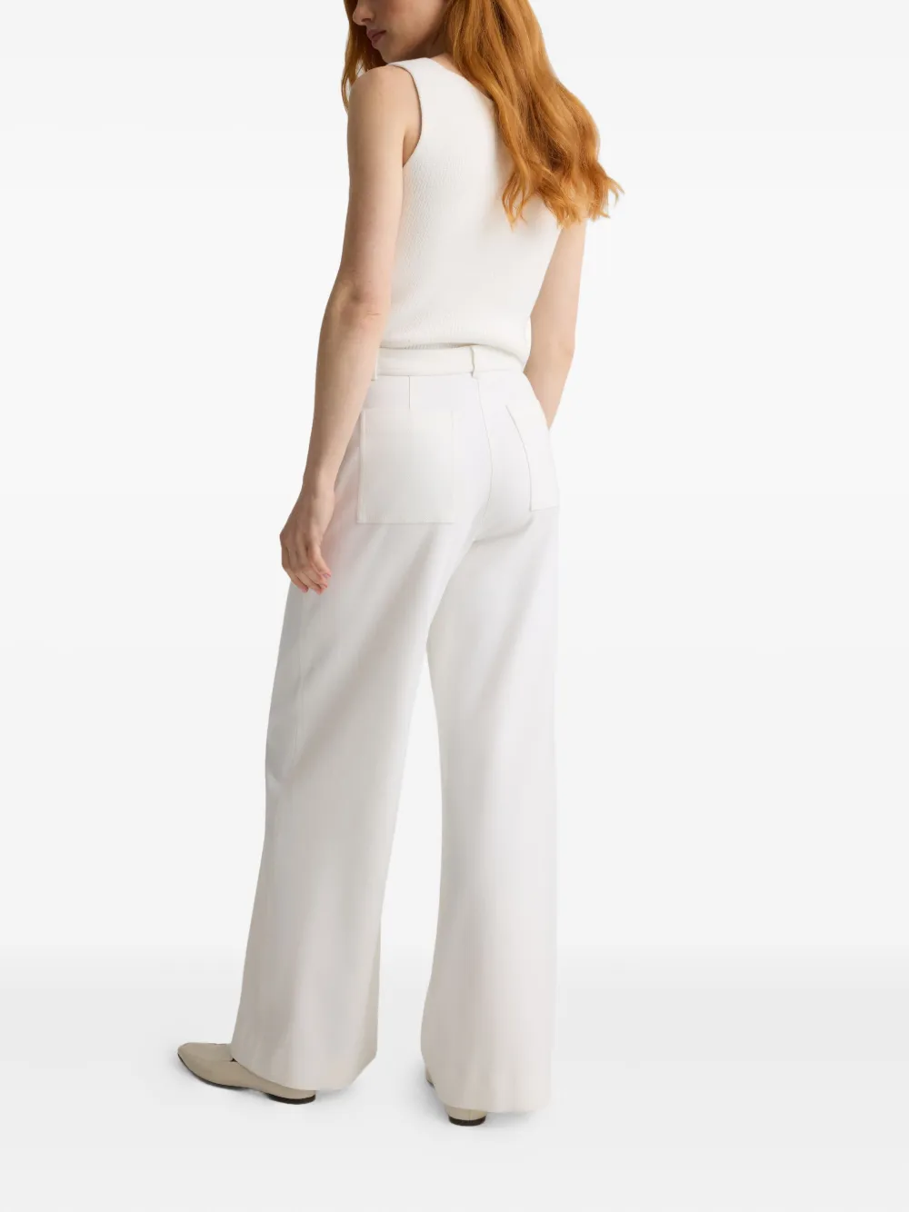 St. John High waist broek Wit