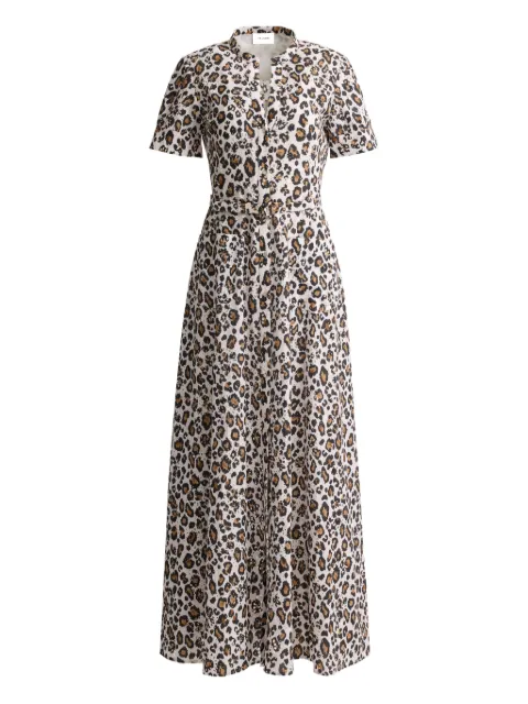 St. John vestido con estampado de leopardo