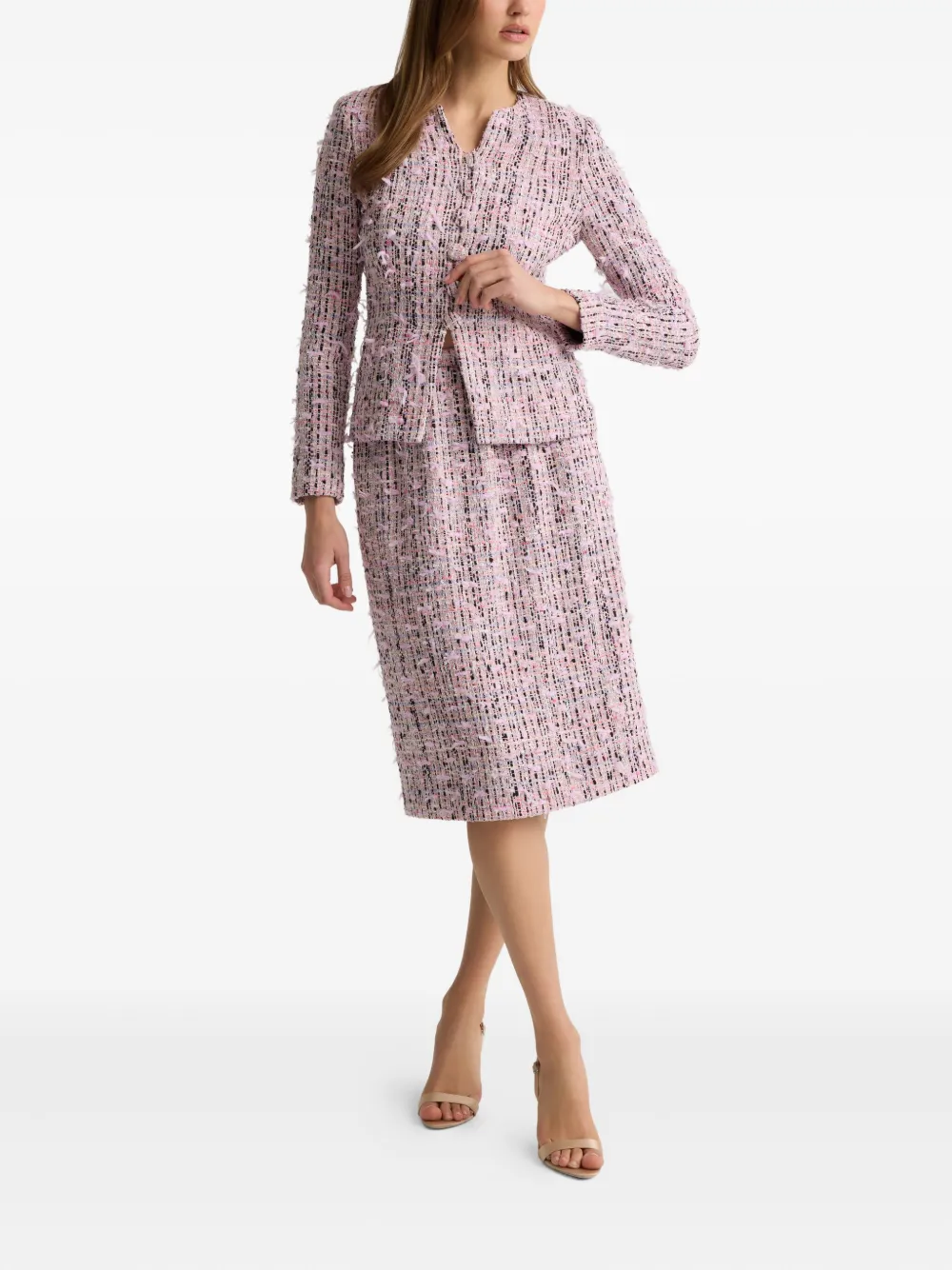 St. John Paper Eyelash button tweed jacket | Tweed Jackets | Image 2