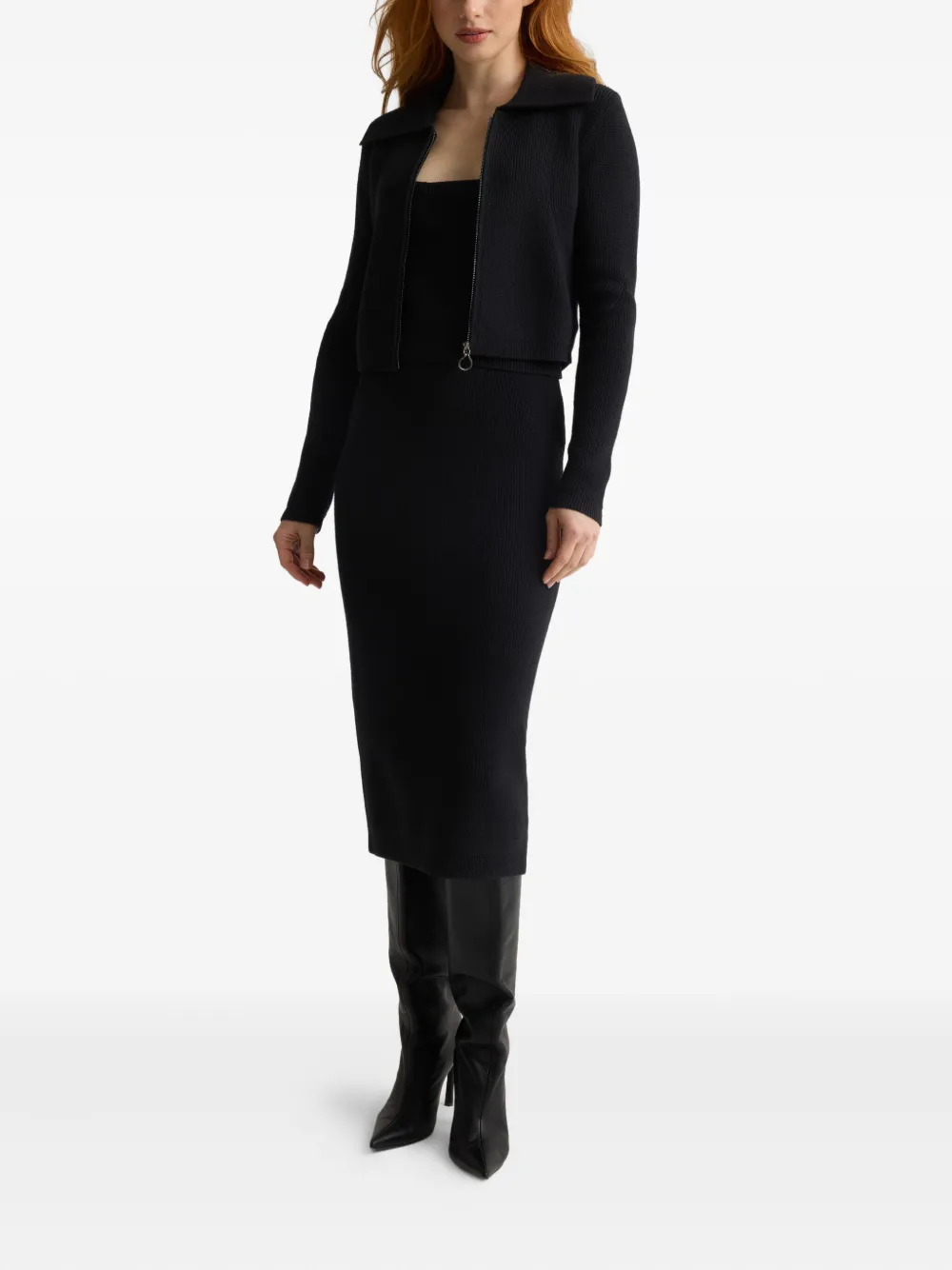 St. John ribbed-knit long-sleeve cardigan | Cardigans | Image 2