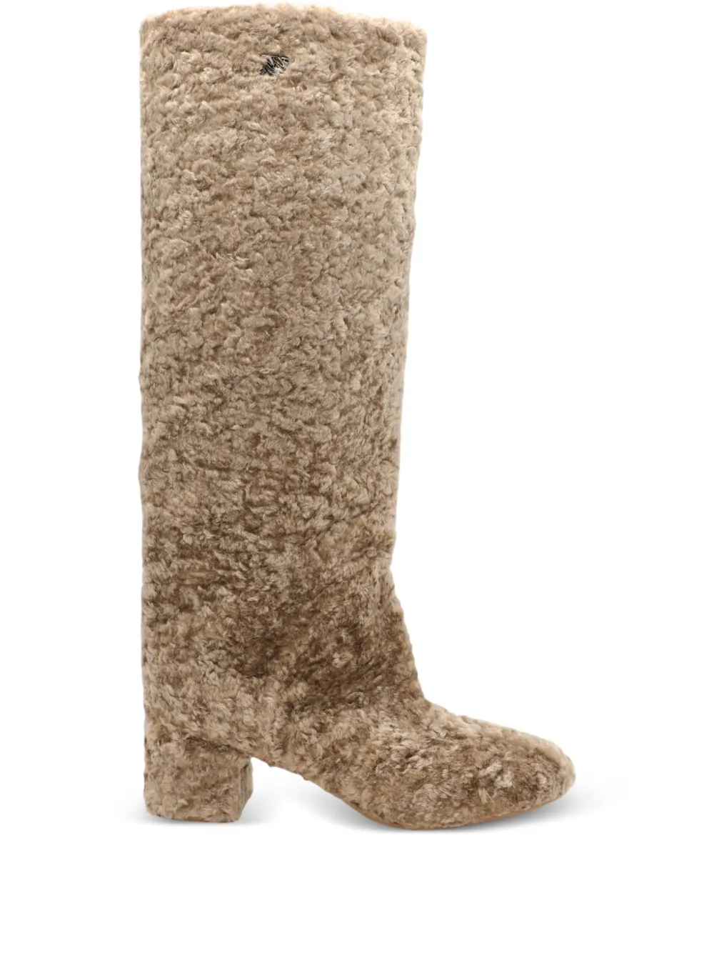 Casadei textured boots Neutrals