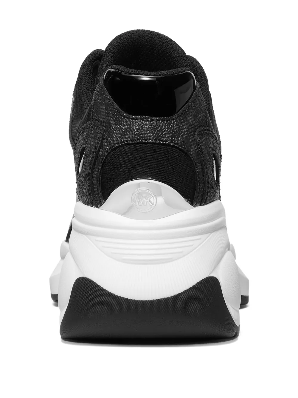 Michael Kors Logo-plaque Chunky Trainers In Black