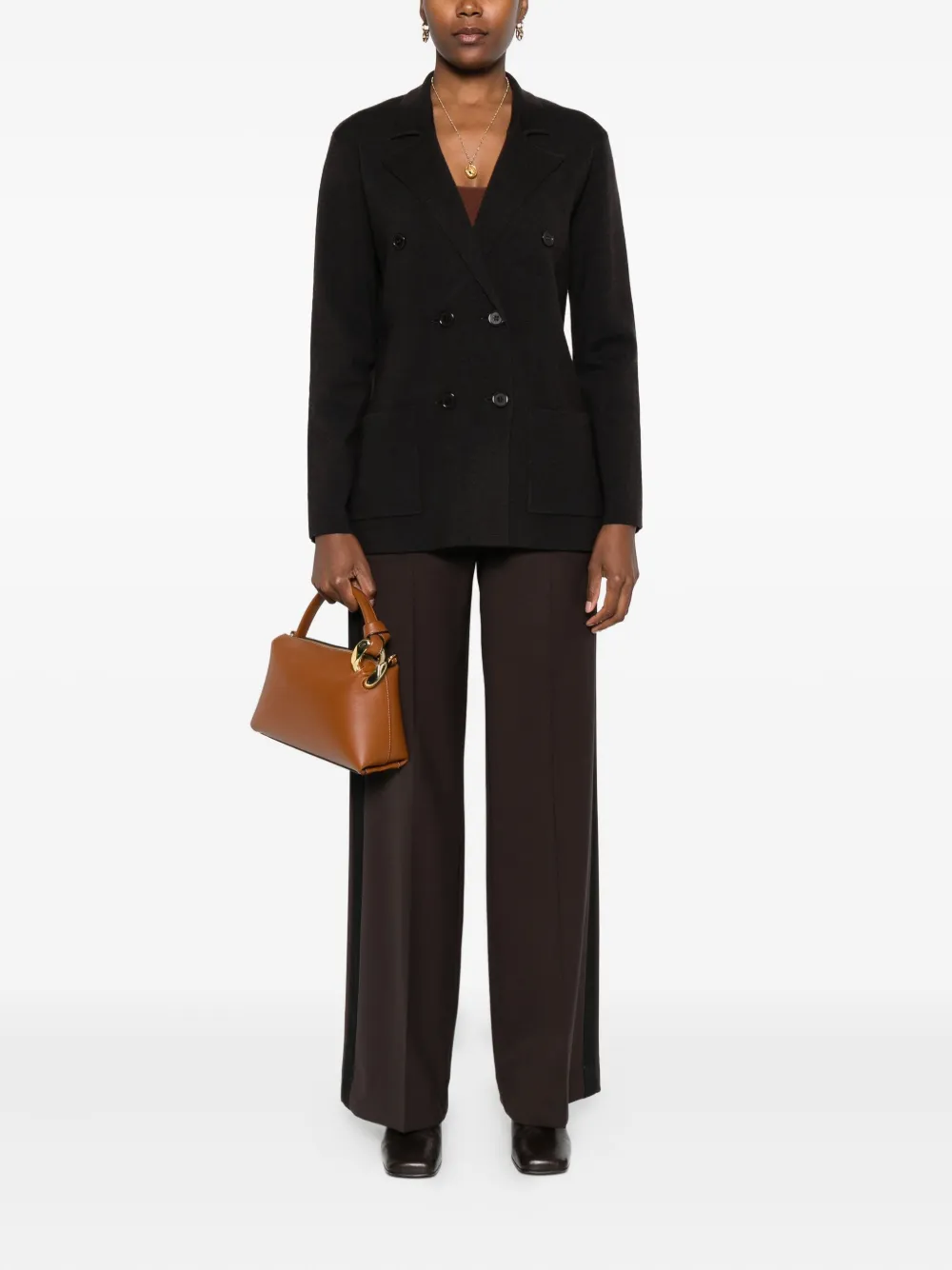 P.A.R.O.S.H. side-stripe trousers - Bruin