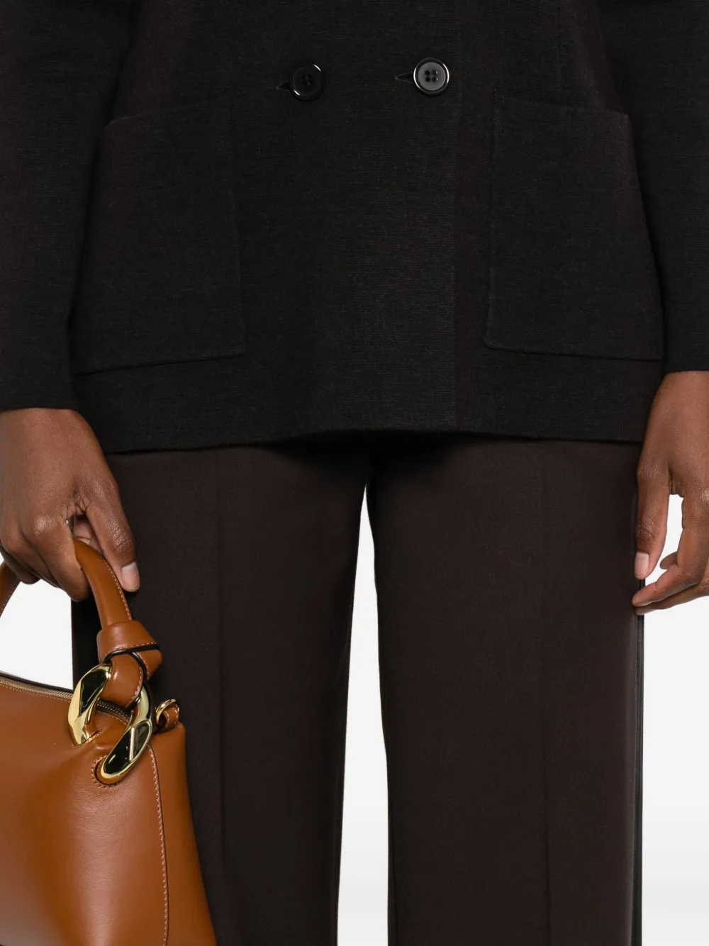 P.A.R.O.S.H. Broek met zijstreep Bruin