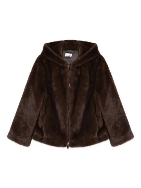 P.A.R.O.S.H. hooded zip-front jacket