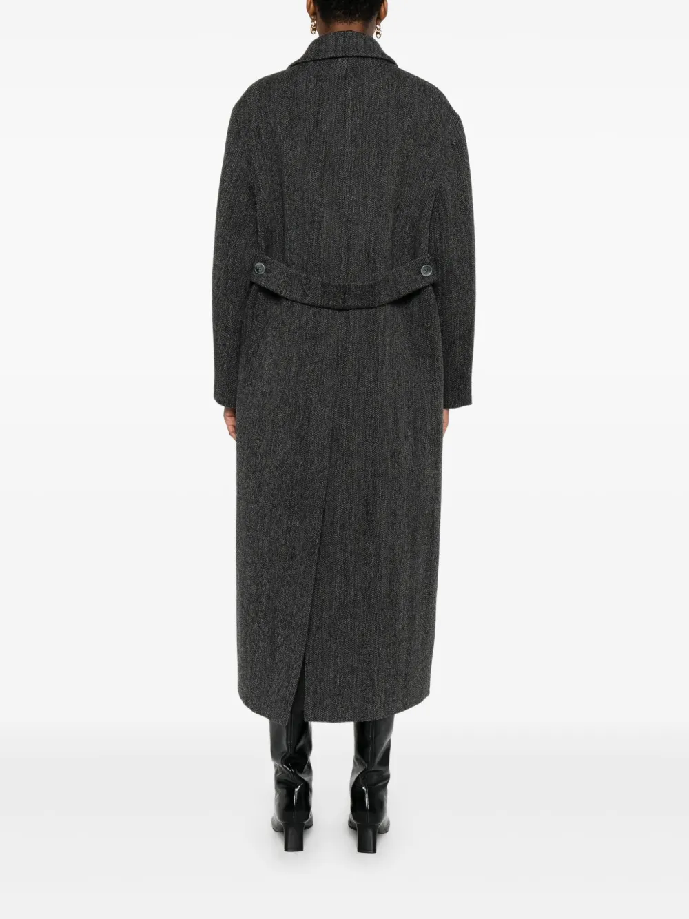 P.A.R.O.S.H. Jas met visgraatpatroon Grijs