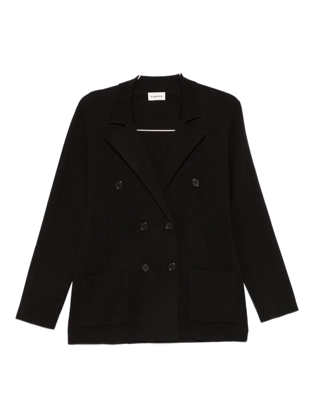 P.a.r.o.s.h Double-breasted Blazer In Black