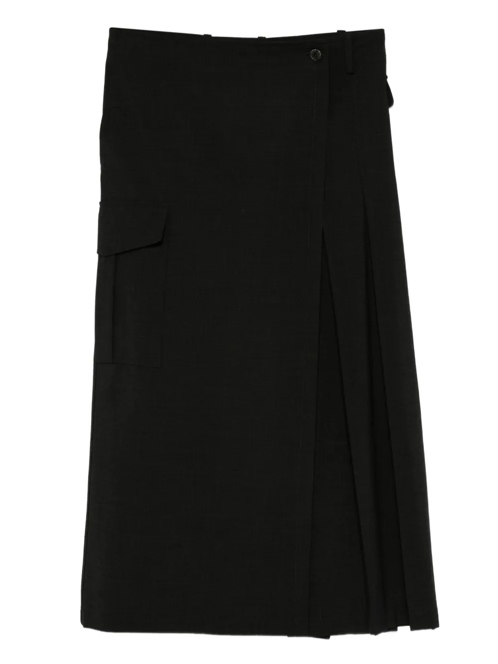 P.A.R.O.S.H. pleat-detail skirt | Grey | Image 1