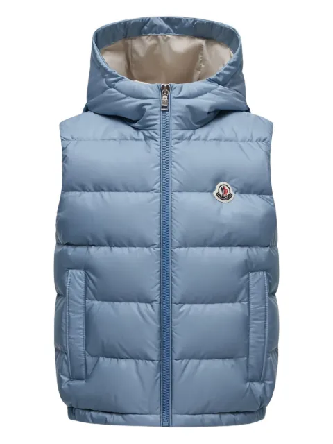 Moncler Enfant hooded quilted gilet