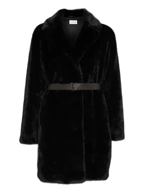P.A.R.O.S.H. belted faux-fur coat