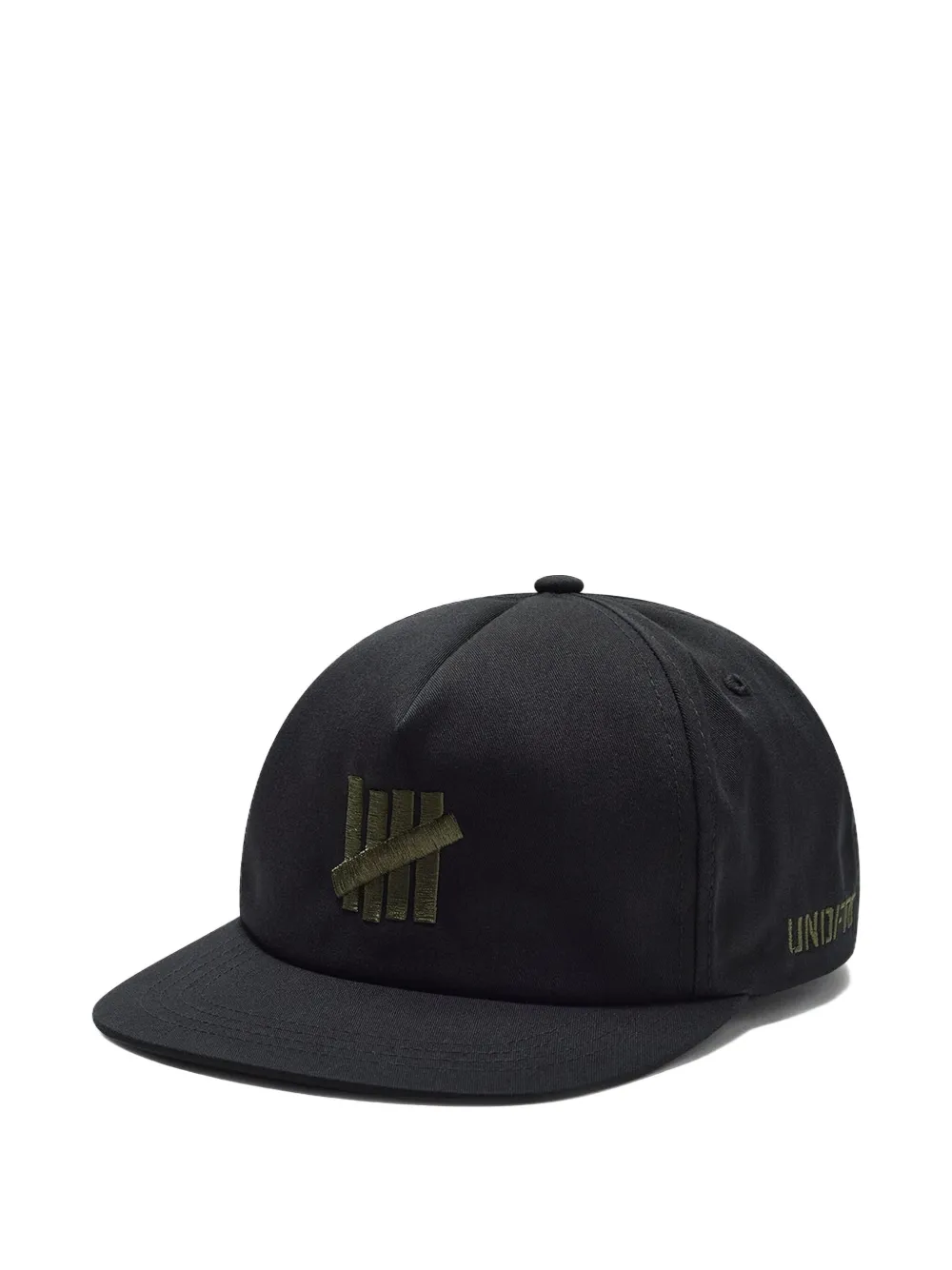Undefeated Stencil Snapback Cap In Black