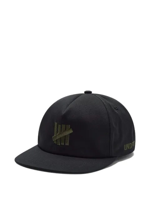 Undefeated stencil snapback cap