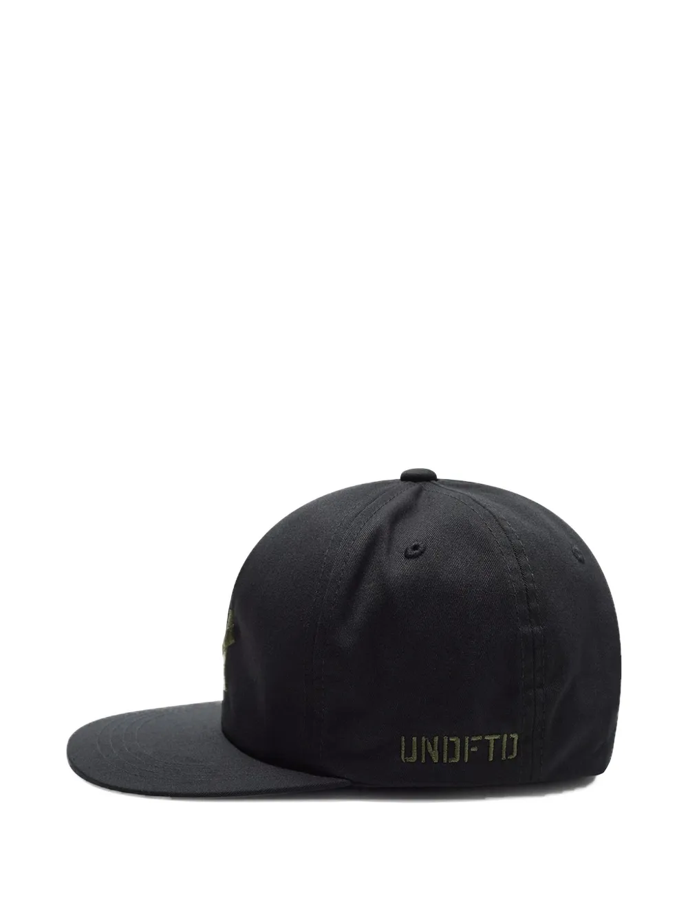 Undefeated Stencil Snapback Cap In Black