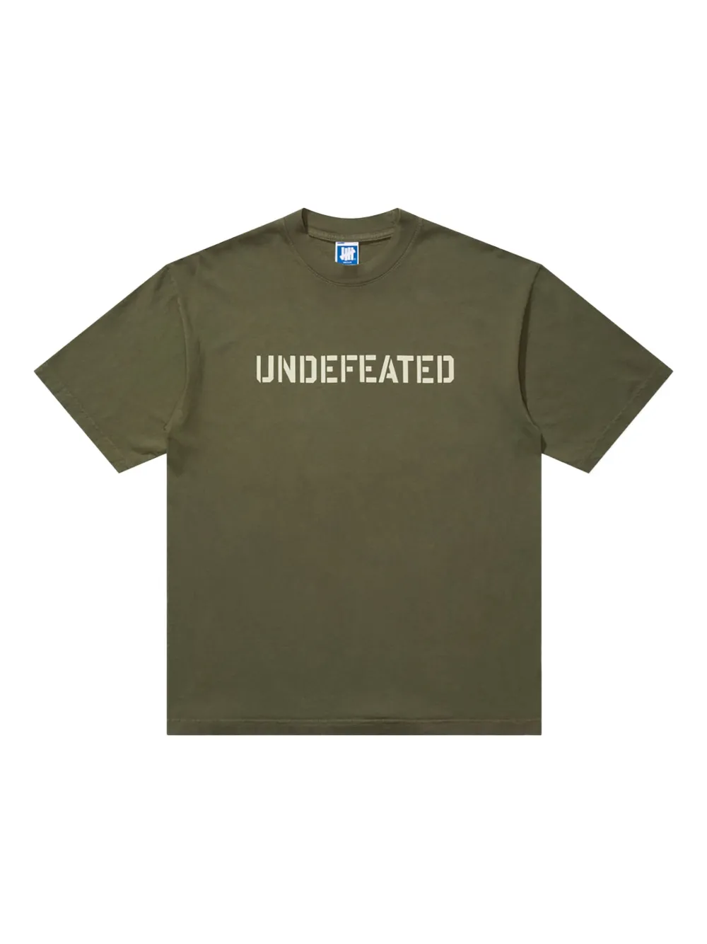 Undefeated  Undefeated Stencil T-shirt | Green | Image 1