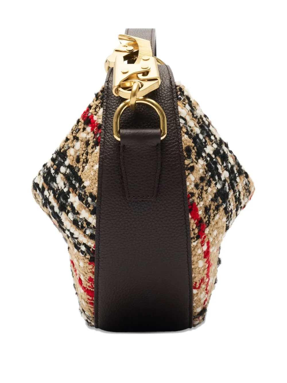 Burberry Knight Arc Tote Bag In Brown