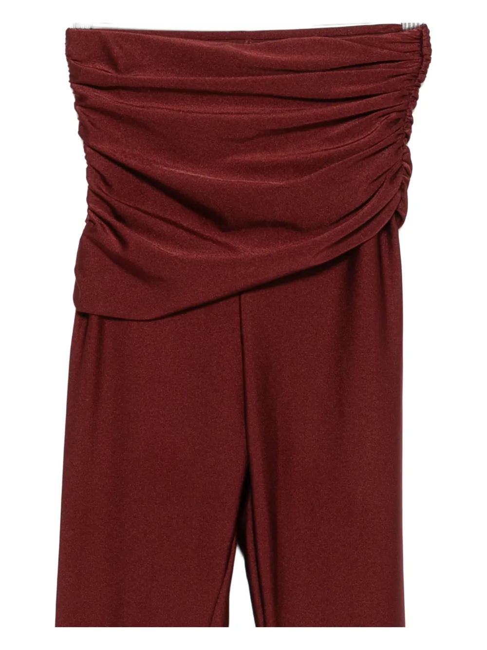 The Andamane Ruched-detail Trousers In Multi